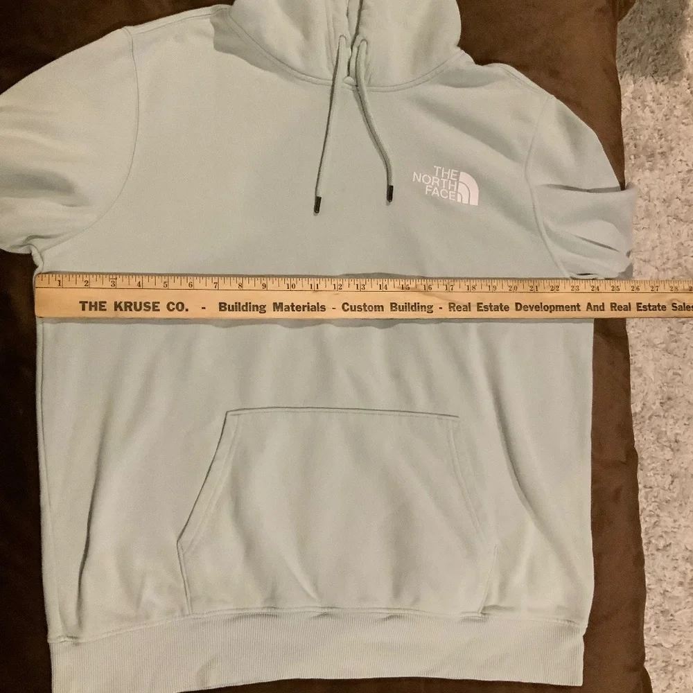 The North Face Green L hooded sweatshirt Adventure Alpine Active Outdoor Gym